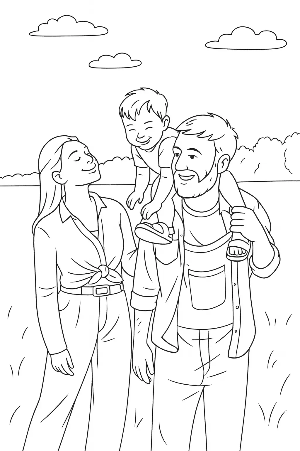 Dopo - Pagina da colorare